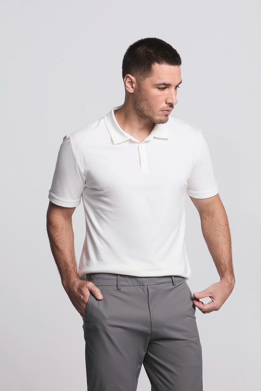 Polo Armour White