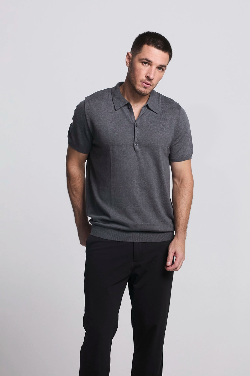 Polo Zion Dark Grey