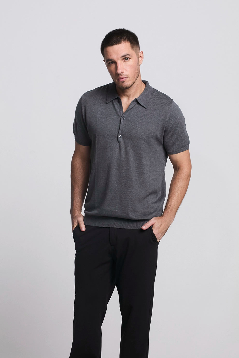 Polo Zion Dark Grey