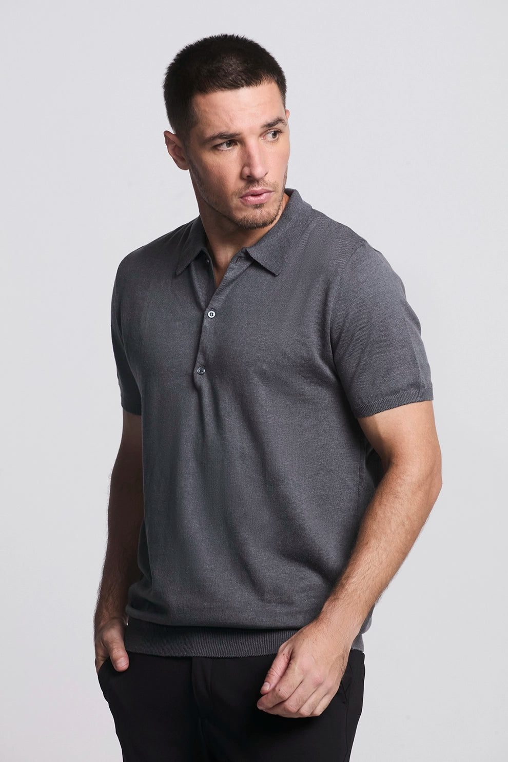Polo Zion Dark Grey