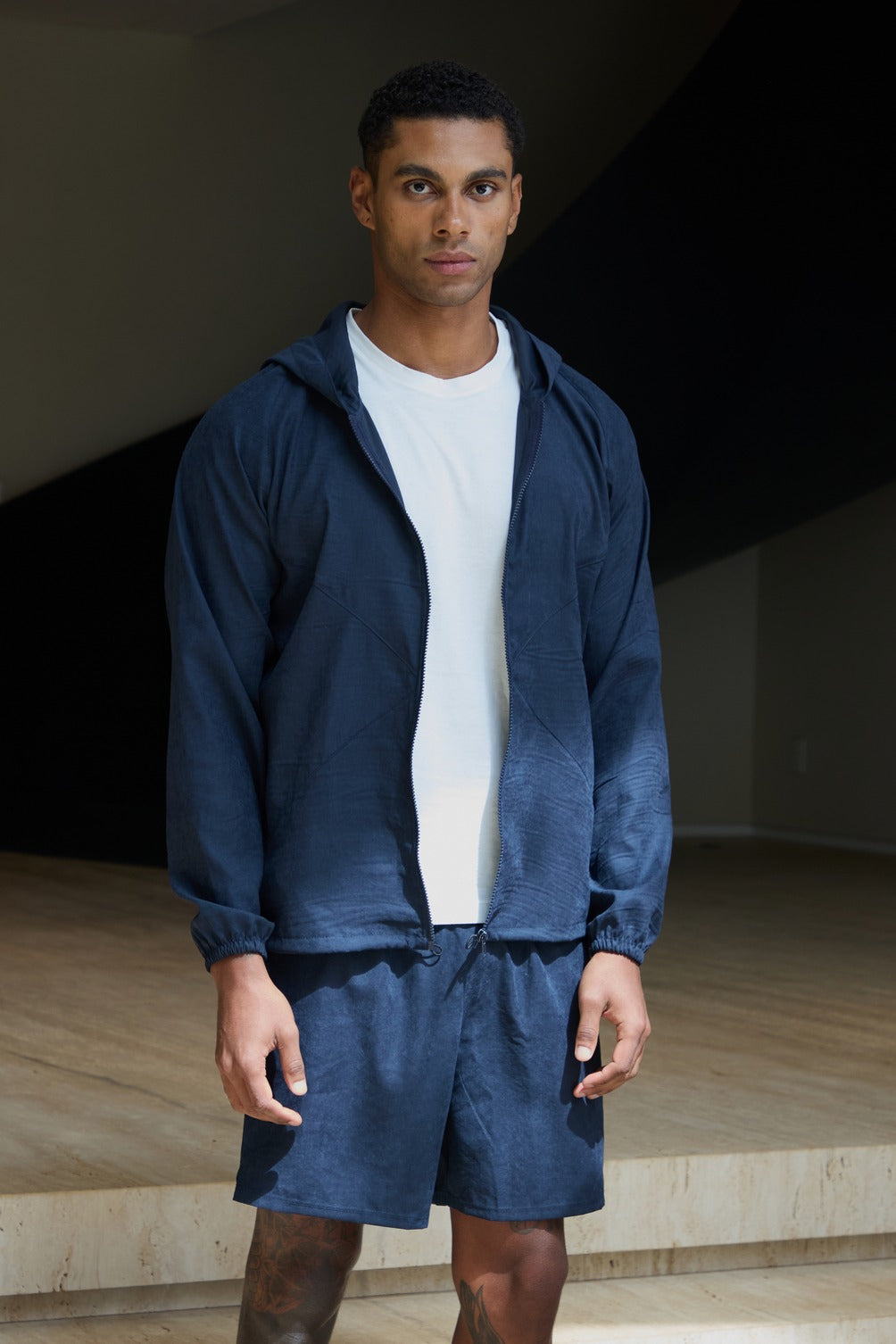 Shorts Adolpho Cupro Marinho