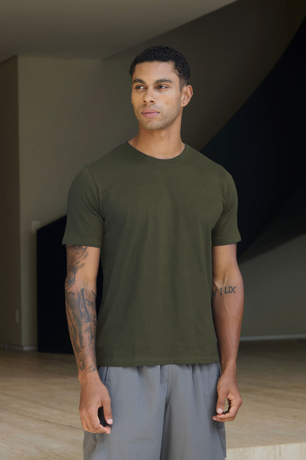 Camiseta Pierre Algodão Oliva