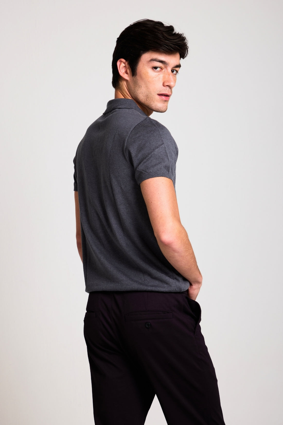 Polo Zion Cinza Escuro