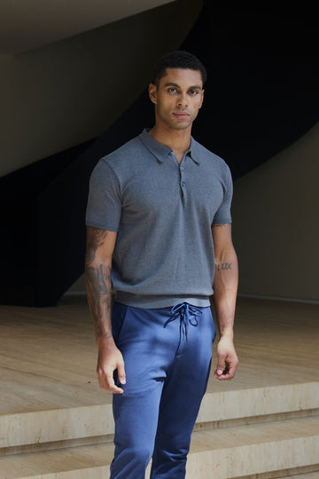 Polo Zion Cinza Escuro