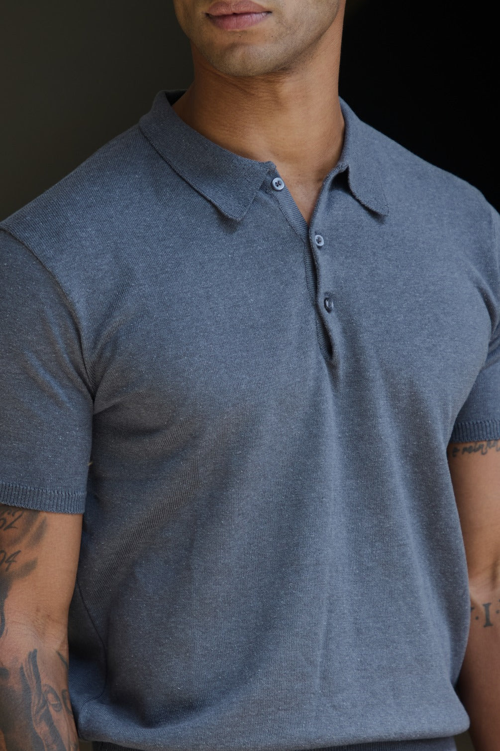 Polo Zion Cinza Escuro