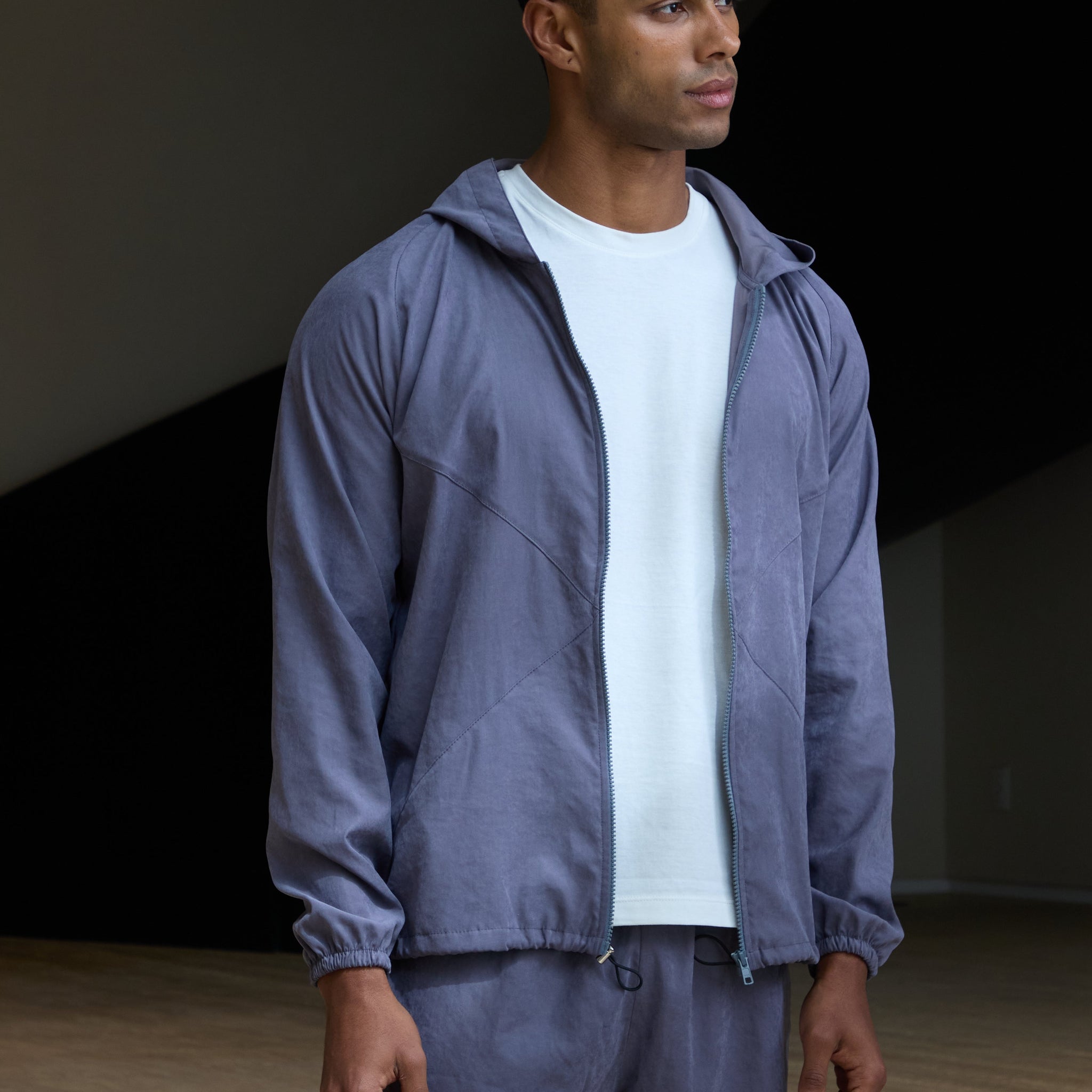 Shorts Adolpho cupro cinza