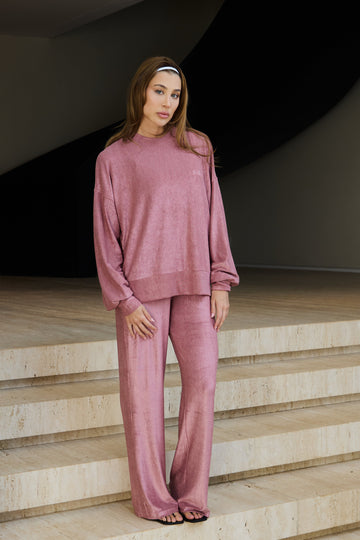 Calça Ease Rosa Fume