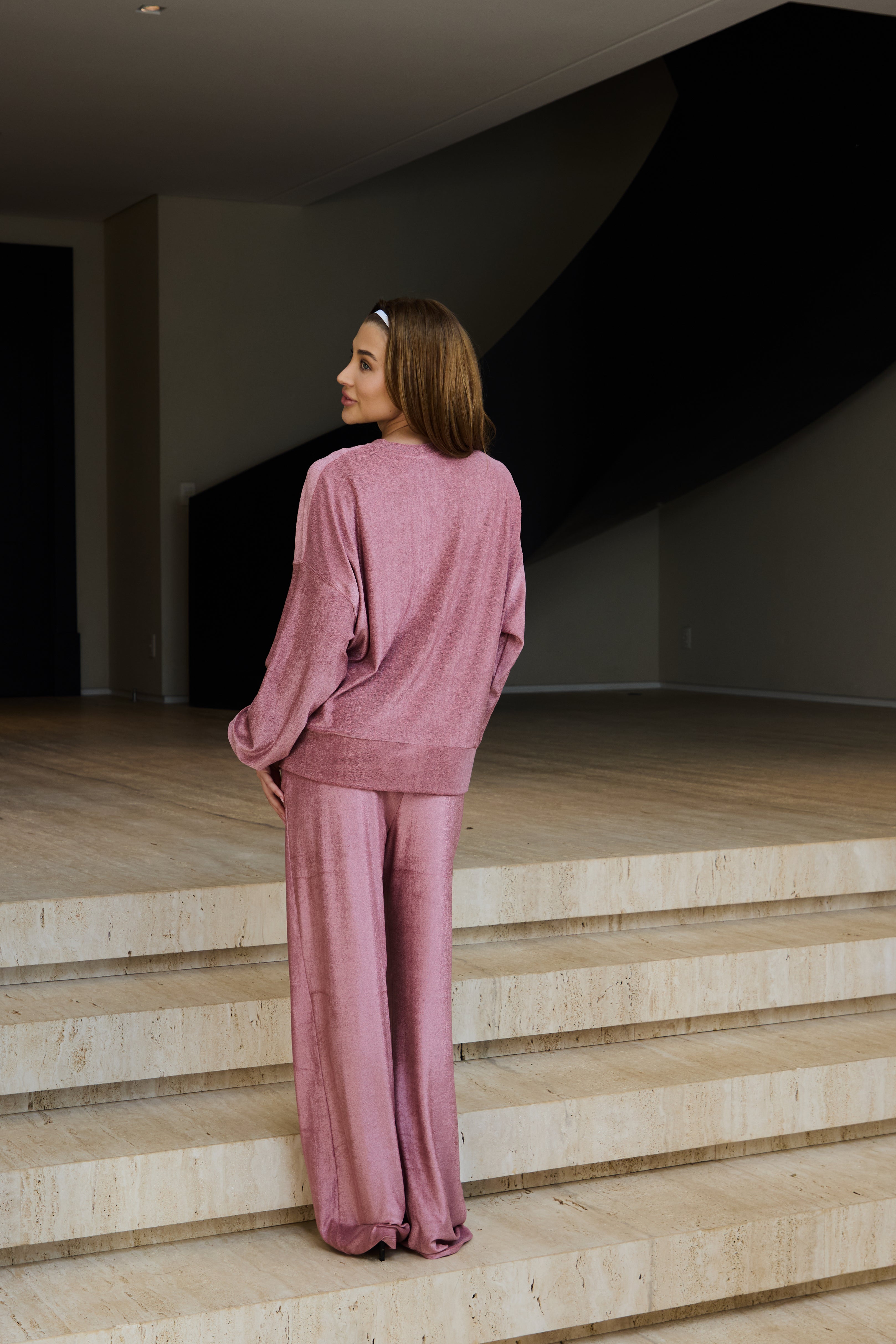 Calça Ease Rosa Fume