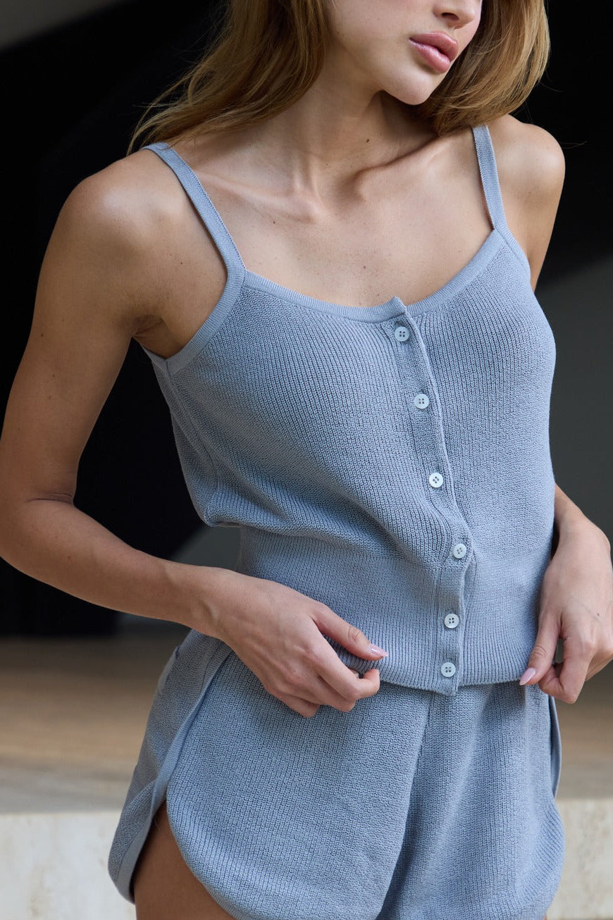 Regata Amelie Cinza Claro