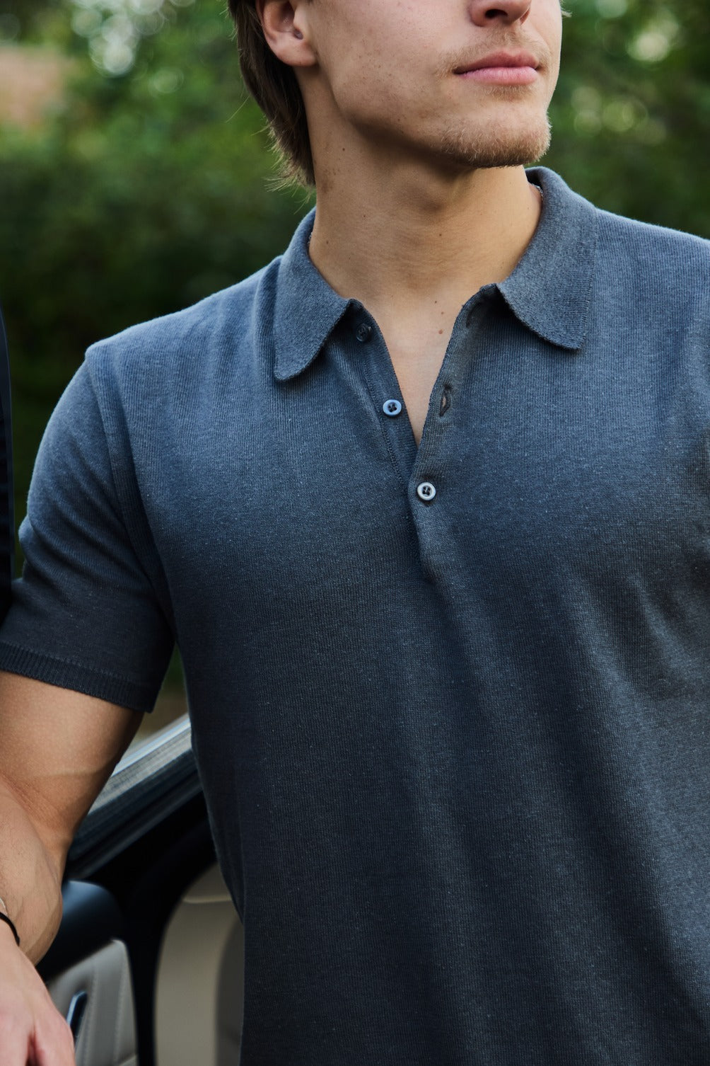 Polo Zion Cinza Escuro