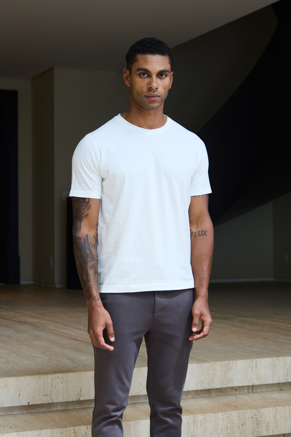 Camiseta Pierre Algodão Off White