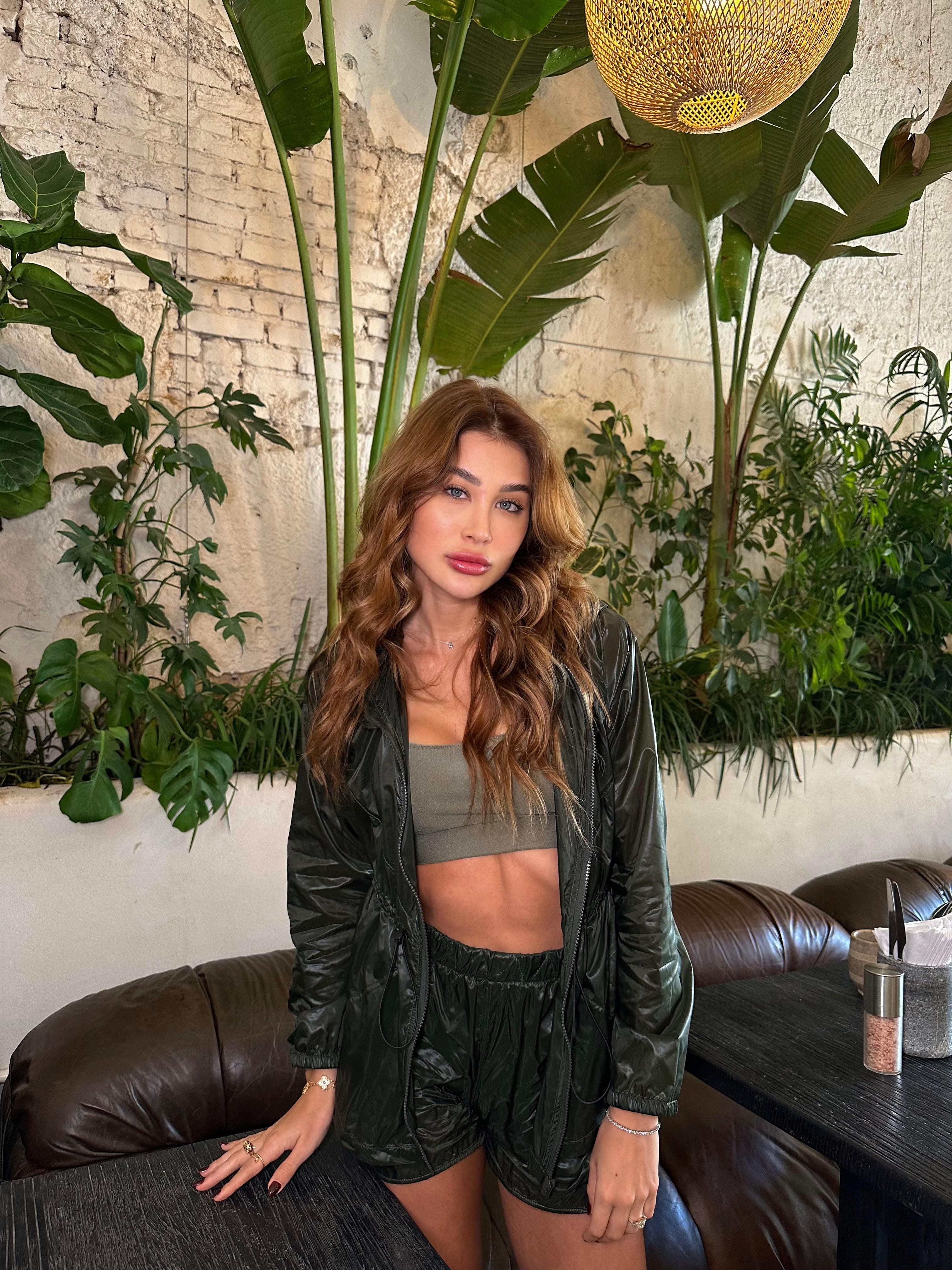 Casaco Corta Vento Siéne Croco